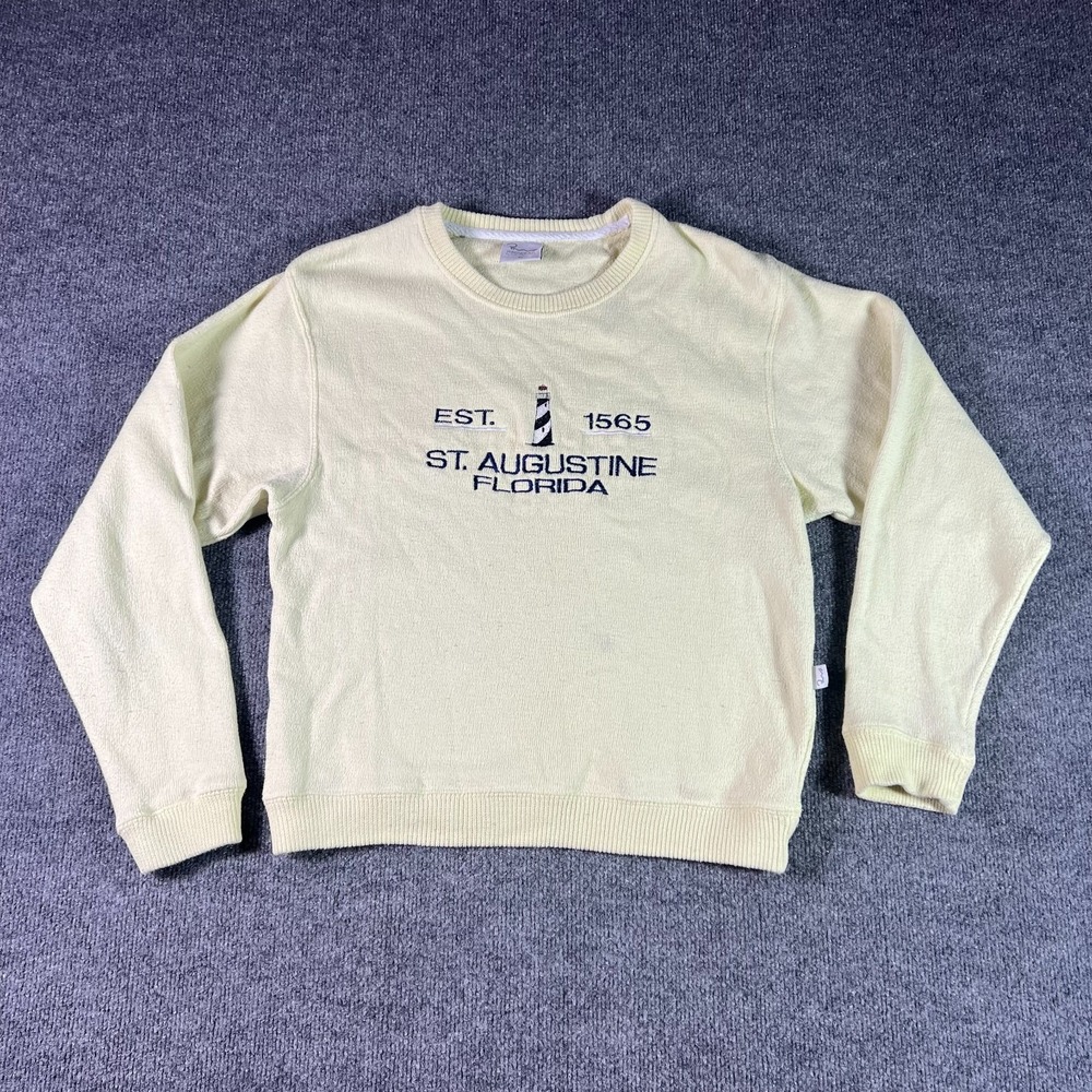 Ragwear by Top Image USA Sweatshirt Women's Small Ivory St. Augustine Florida